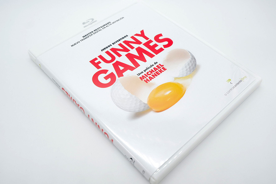 Fotografías del Blu-ray con funda y libreto de Funny Games 7