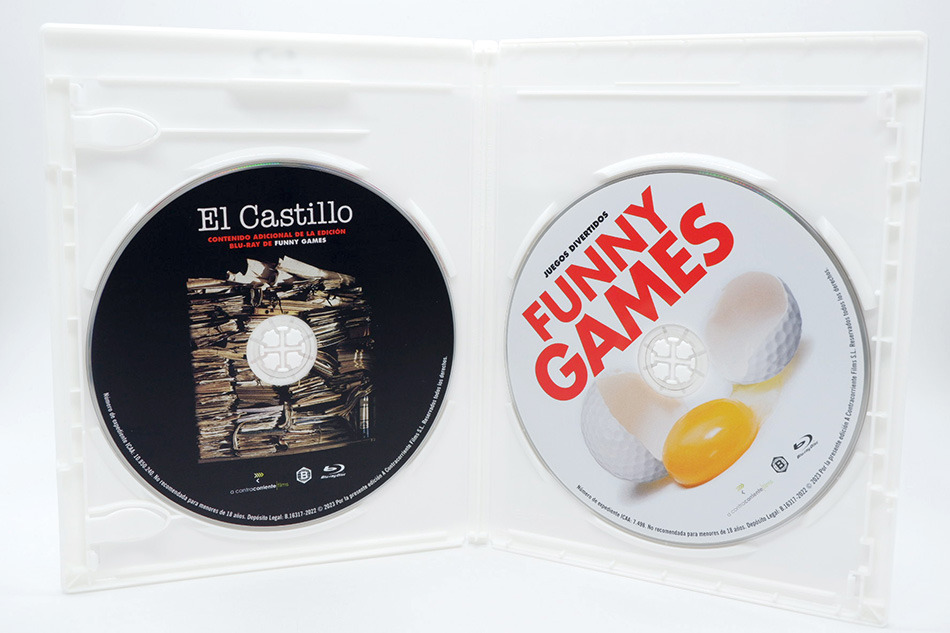 Fotografías del Blu-ray con funda y libreto de Funny Games 9
