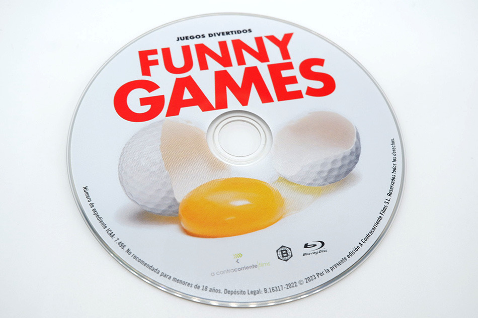 Fotografías del Blu-ray con funda y libreto de Funny Games 11