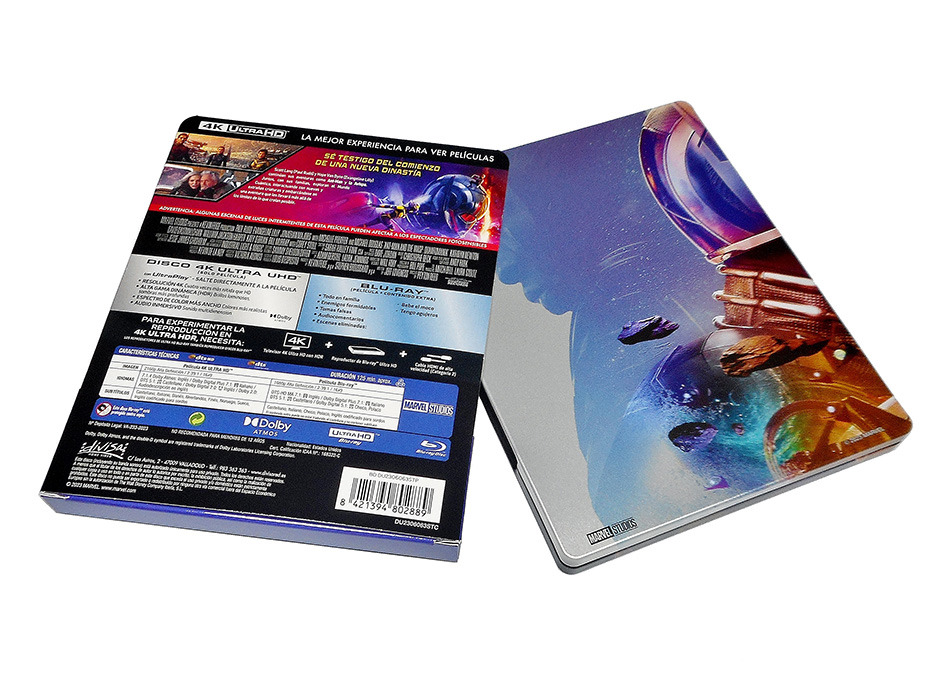 Fotografías del Steelbook de Ant-Man y la Avispa: Quantumanía en UHD 4K y Blu-ray 5