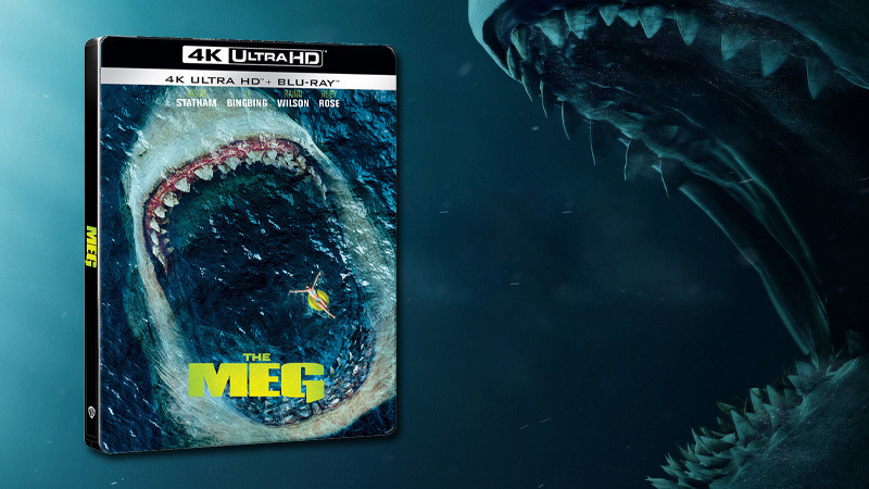 Megalodón tendrá un Steelbook con la película en UHD 4K y Blu-ray