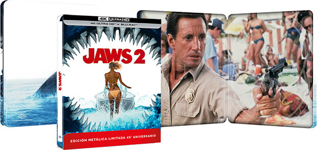 Detalles del Ultra HD Blu-ray de Tiburón 2 - Edición Metálica