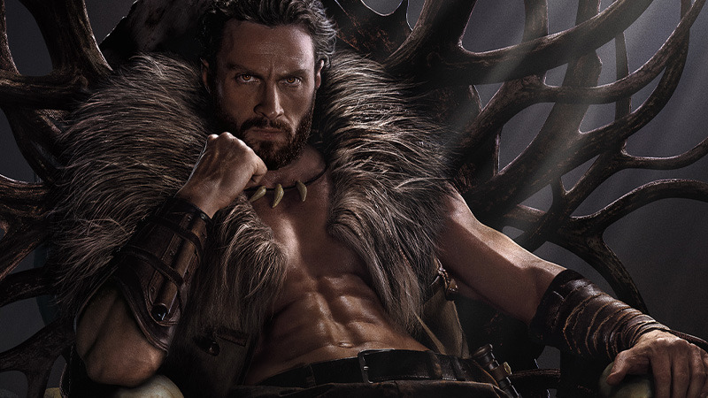 Primer tráiler de Kraven: The Hunter, con Aaron Taylor-Johnson