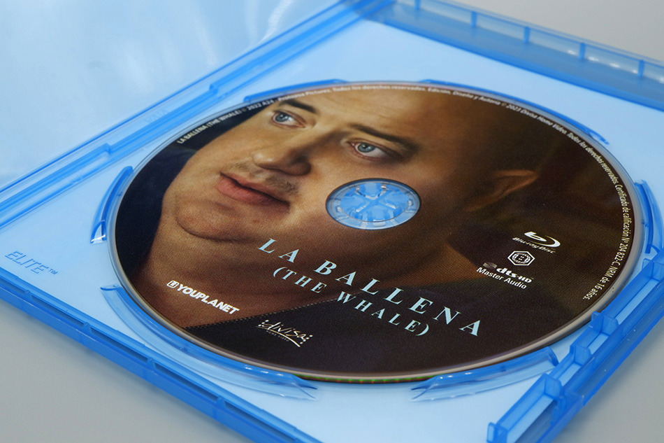 Fotografías de la edición con funda de La Ballena (The Whale) en Blu-ray 16