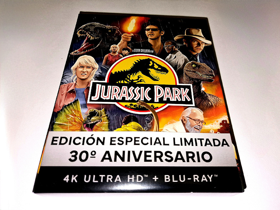 Ediciones 30º aniversario de Jurassic Park en UHD 4K y Blu-ray