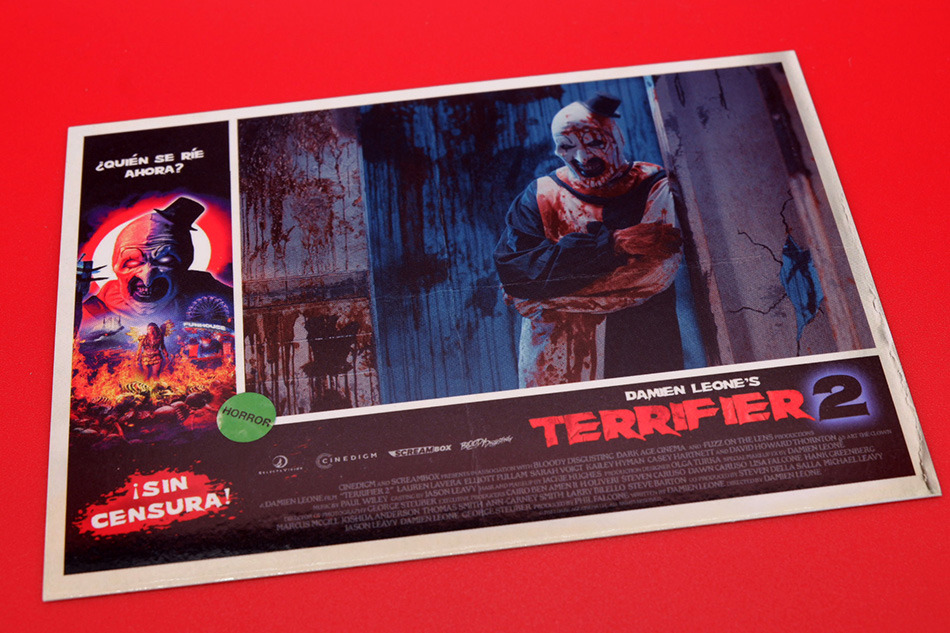Fotografías de la edición coleccionista de Terrifier 2 en Blu-ray 26