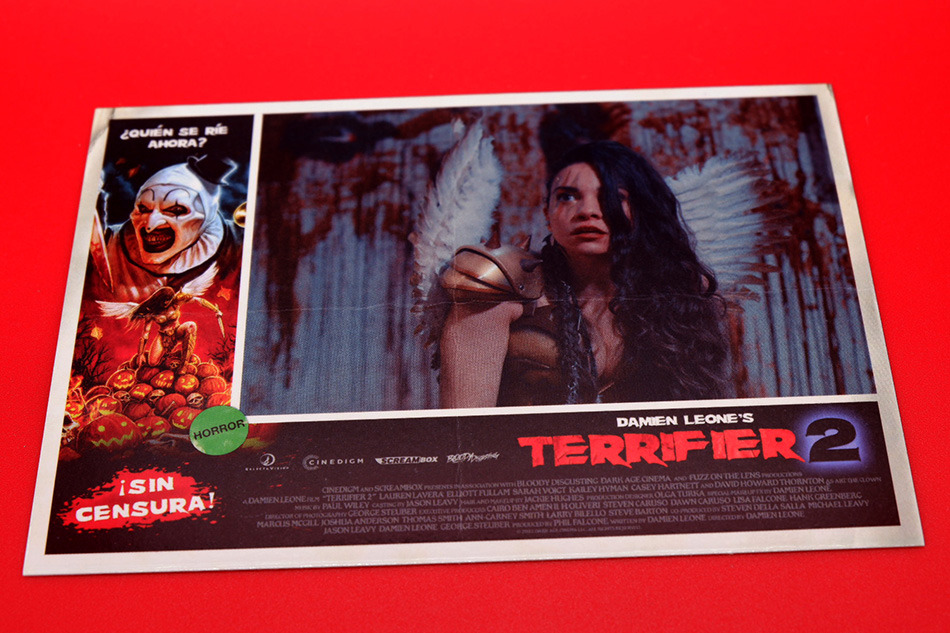 Fotografías de la edición coleccionista de Terrifier 2 en Blu-ray 28