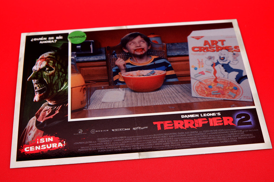 Fotografías de la edición coleccionista de Terrifier 2 en Blu-ray 29