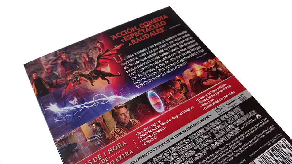 Fotografías de la edición coleccionista de Dungeons & Dragons: Honor entre Ladrones en Blu-ray 4