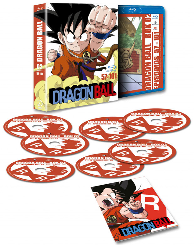 Diseño de la carátula de Dragon Ball - Adventure Box 2 en Blu-ray 1