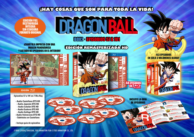 Dragon Ball - Adventure Box 2 en Blu-ray disponible a finales de julio