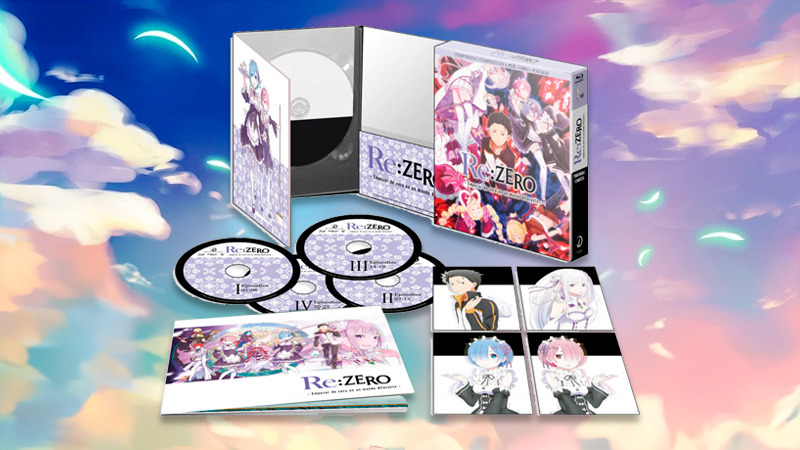 Pack con la 1ª temporada de Re:ZERO en Blu-ray a precio reducido