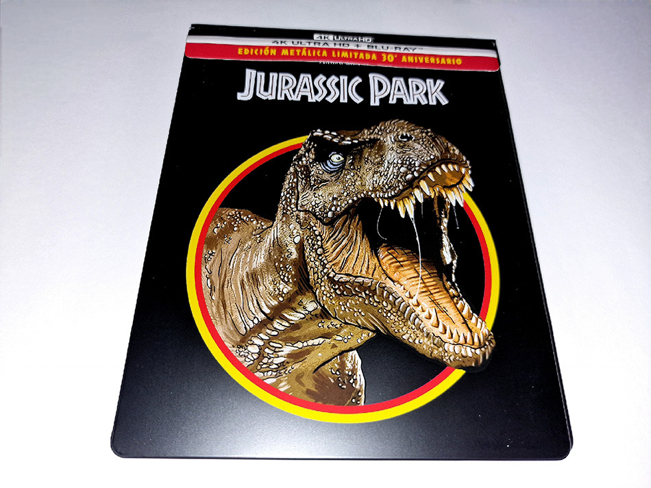 Fotografías del Steelbook 30º Aniversario de Jurassic Park en UHD 4K y Blu-ray 2