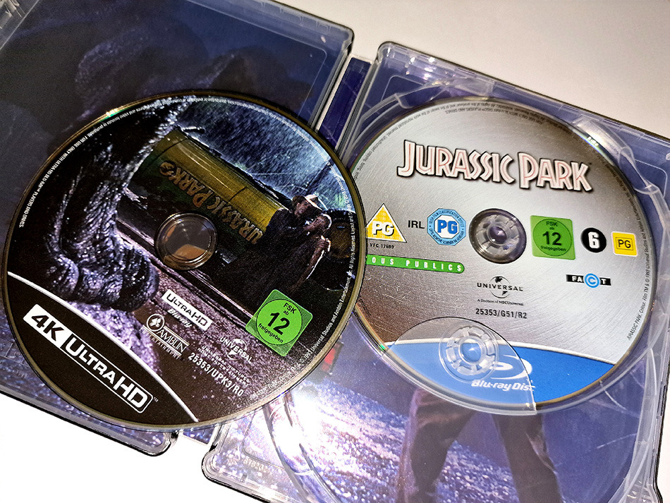 Fotografías del Steelbook 30º Aniversario de Jurassic Park en UHD 4K y Blu-ray 12