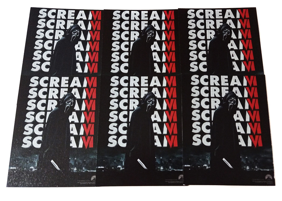 Fotografías de la edición con funda y postales de Scream VI en UHD 4K y Blu-ray 7