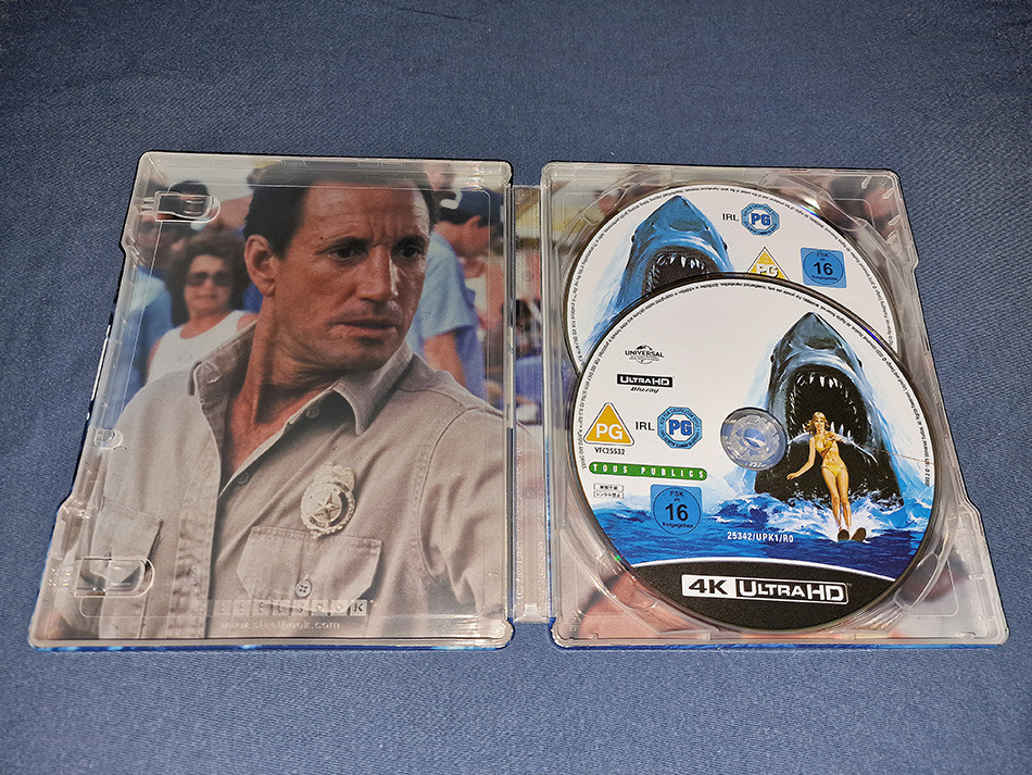 Fotografías del Steelbook de Tiburón 2 en UHD 4K y Blu-ray 12