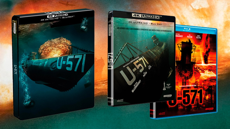 Divisa editará U-571 en formato UHD 4K y habrá Steelbook