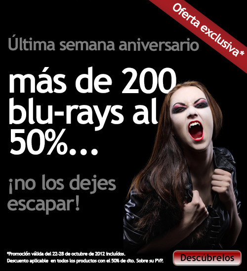 Blu-ray a mitad de precio para celebrar el aniversario de DVDGo