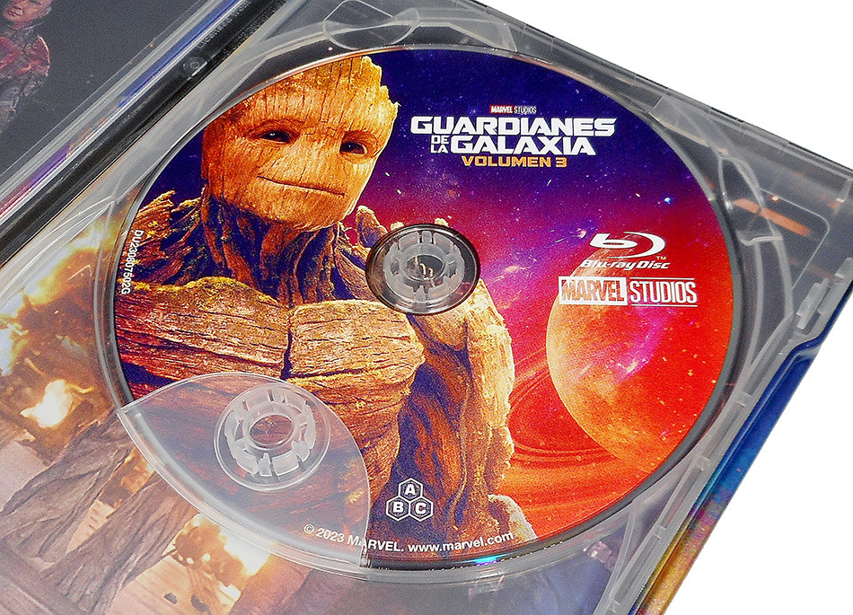 Fotografías del Steelbook de Guardianes de la Galaxia Volumen 3 en UHD 4K y Blu-ray 12
