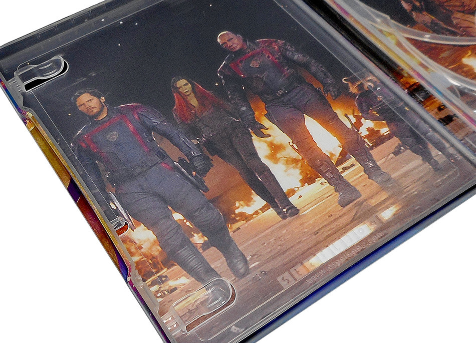 Fotografías del Steelbook de Guardianes de la Galaxia Volumen 3 en UHD 4K y Blu-ray 14