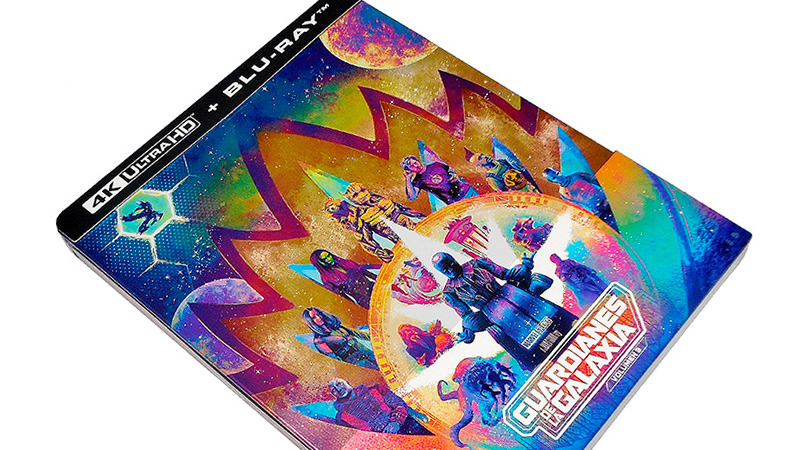 Fotografías del Steelbook de Guardianes de la Galaxia Volumen 3 en UHD 4K y Blu-ray