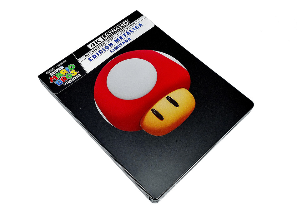 Fotografías del Steelbook de Super Mario Bros: La Película en UHD 4K y Blu-ray 2