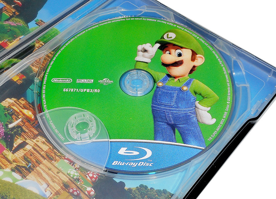 Fotografías del Steelbook de Super Mario Bros: La Película en UHD 4K y Blu-ray 13
