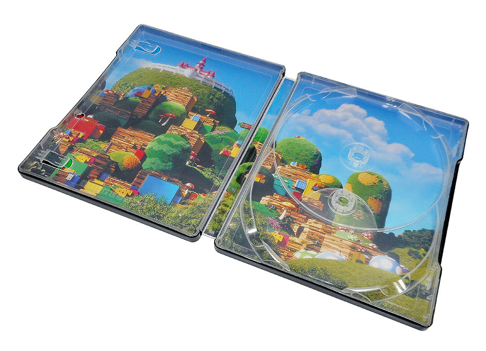 Fotografías del Steelbook de Super Mario Bros: La Película en UHD 4K y Blu-ray 16