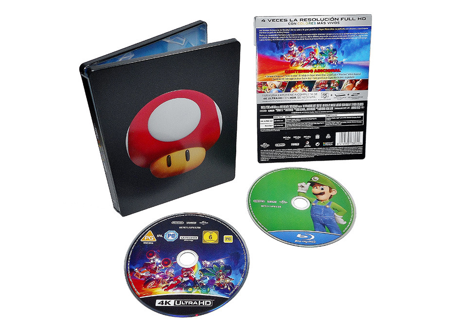 Novo) Filme do Super Mario Bros Steelbook em segunda mão durante 48 EUR em  Zaragoza na WALLAPOP