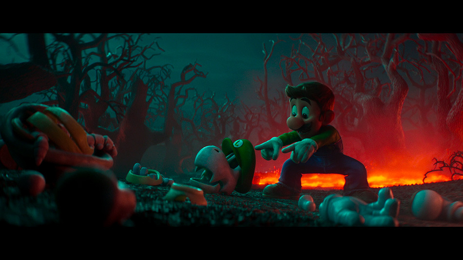 Capturas de imagen y menús de Super Mario Bros: La Película en Blu-ray 6