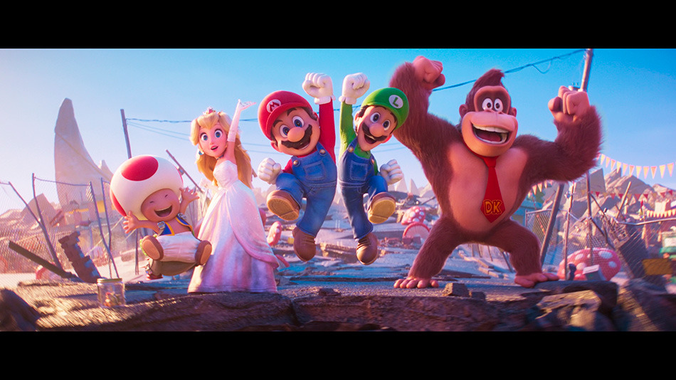 Capturas de imagen y menús de Super Mario Bros: La Película en Blu-ray 10