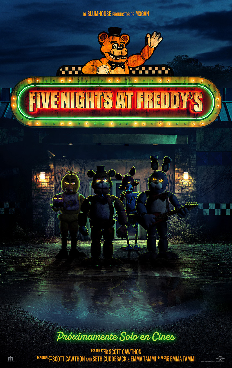 Teaser tráiler y póster de Five Nights at Freddy's