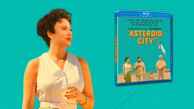 Carátula y datos técnicos del Blu-ray de Asteroid City