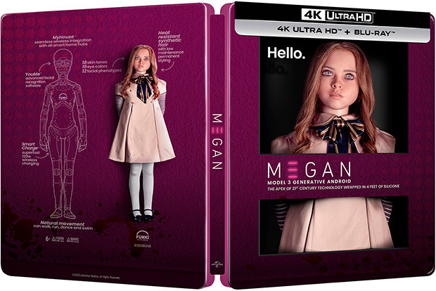Detalles del Ultra HD Blu-ray de M3GAN - Edición Metálica 2