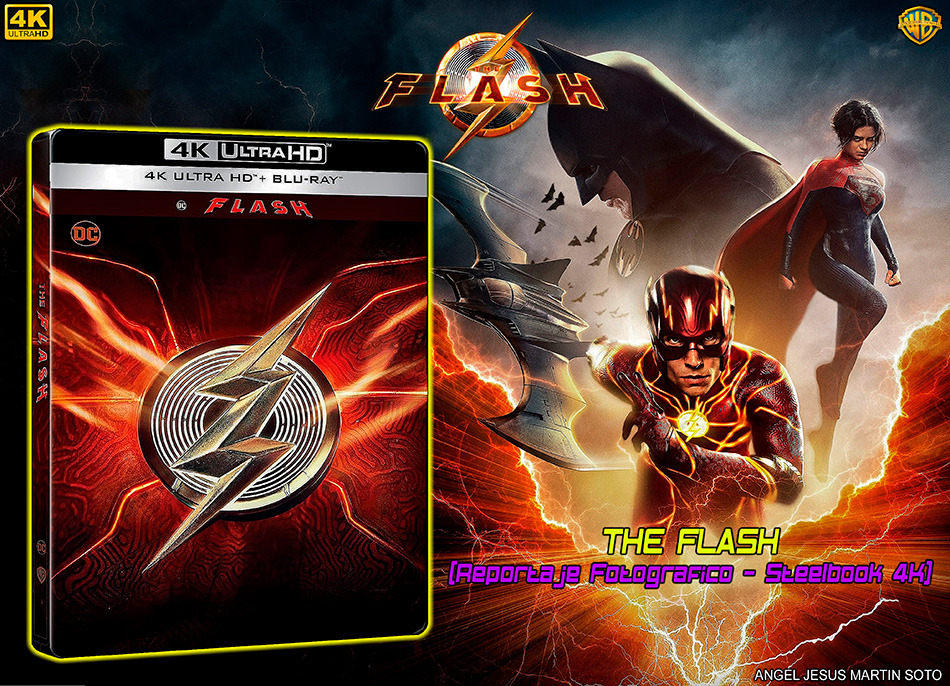 Fotografías del Steelbook de Flash en UHD 4K y Blu-ray 1