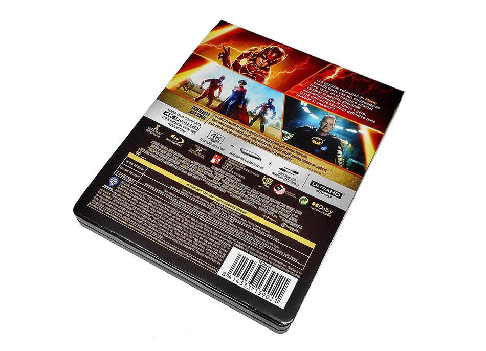 Fotografías del Steelbook de Flash en UHD 4K y Blu-ray 5