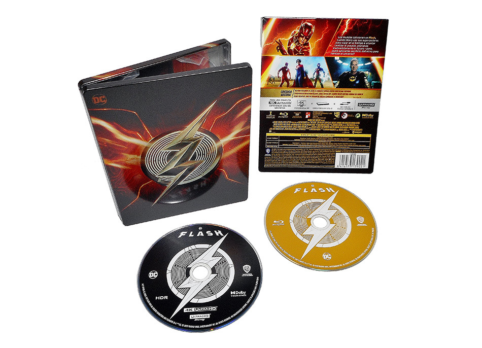 Fotografías del Steelbook de Flash en UHD 4K y Blu-ray 17