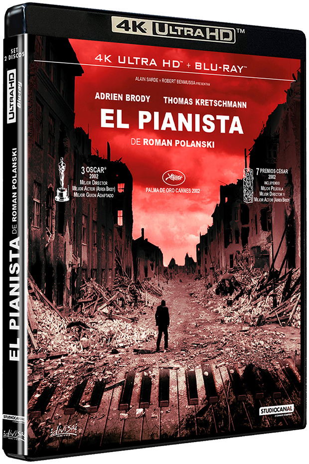 Primeros datos de El Pianista en Ultra HD Blu-ray