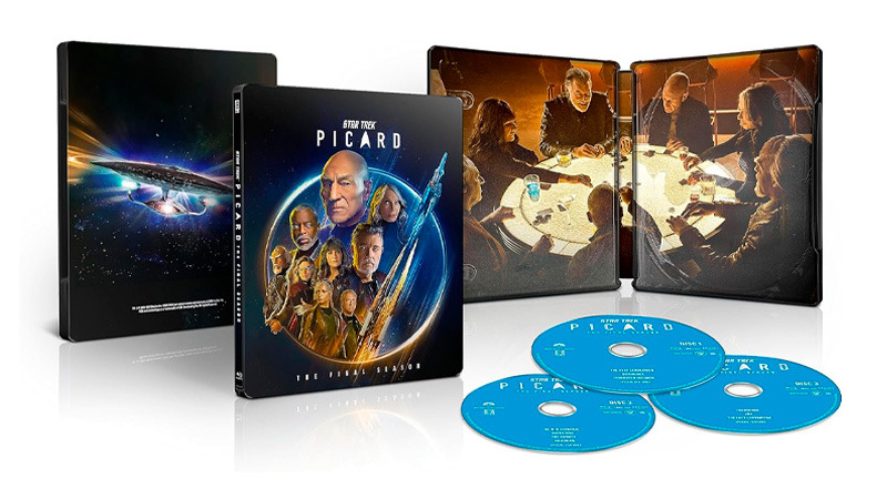 Última temporada de Star Trek: Picard y la serie completa en Blu-ray