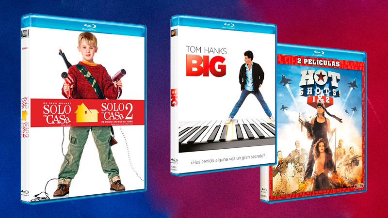 Vuelven los Blu-ray de Big y Hot Shots, y se estrena Solo en Casa 2