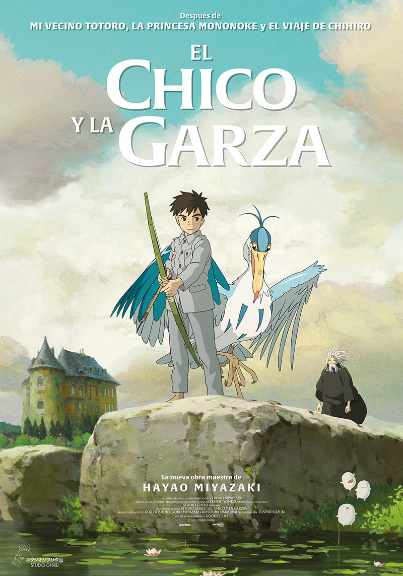 Tráiler en castellano de El Chico y la Garza, dirigida por Hayao Miyazaki