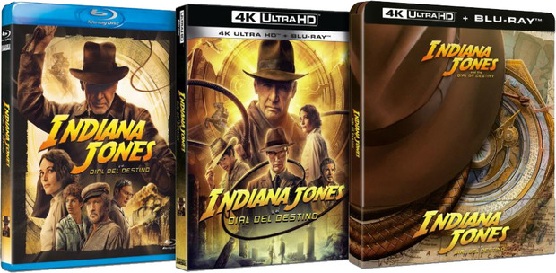 Anuncio de Indiana Jones y el Dial del Destino en Blu-ray y UHD 4K