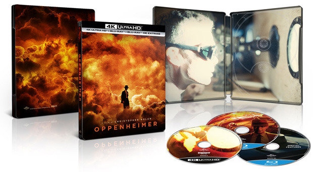 Oppenheimer -de Christopher Nolan- anunciada en Blu-ray y UHD 4K