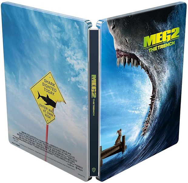 Steelbook UHD 4K, Blu-ray y combo 4K para Megalodón 2: La Fosa 2