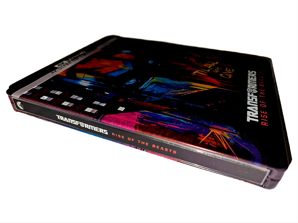 Fotografías del Steelbook de Transformers: El Despertar de las Bestias (grafiti) en UHD 4K y Blu-ray 3