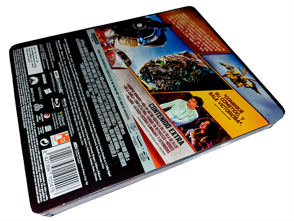 Fotografías del Steelbook de Transformers: El Despertar de las Bestias (grafiti) en UHD 4K y Blu-ray 5