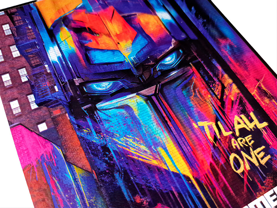 Fotografías del Steelbook de Transformers: El Despertar de las Bestias (grafiti) en UHD 4K y Blu-ray 8