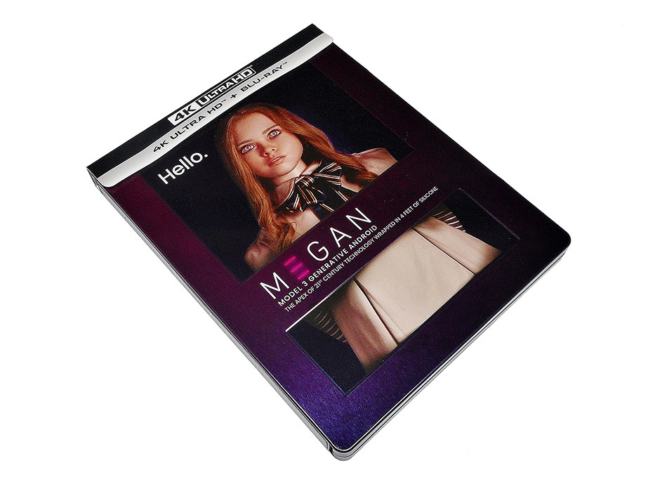 Fotografías del Steelbook de M3GAN en UHD 4K y Blu-ray 2