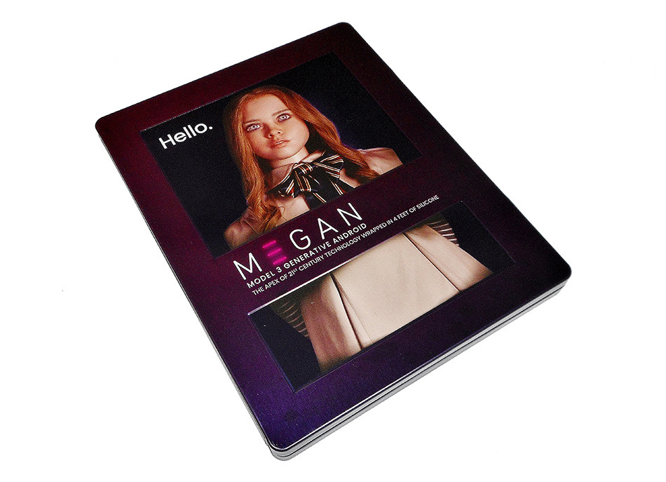 Fotografías del Steelbook de M3GAN en UHD 4K y Blu-ray 9