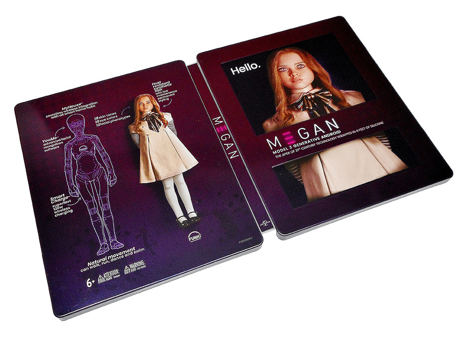 Fotografías del Steelbook de M3GAN en UHD 4K y Blu-ray 11